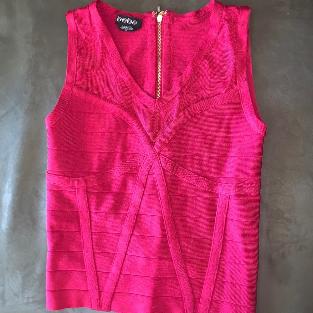 Small Pink BeBe bandage top